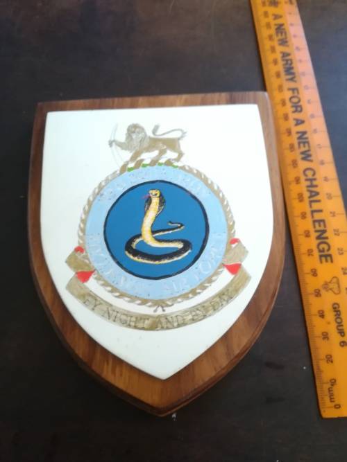 Rhodesian Air Force No:8 Squadron Plaque