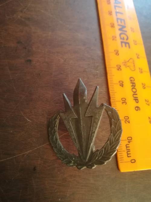 SADF 4 SAI Beret Badge (No red backing)