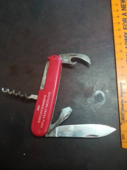 SADF 1980 Southern Cross Fund Pocket Knife