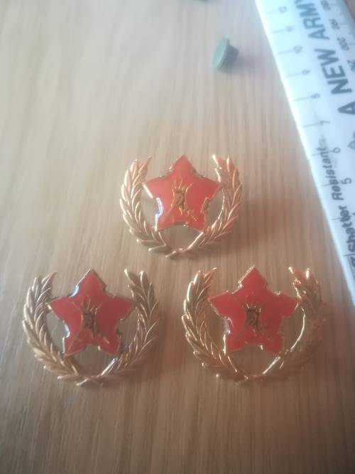 SADF 5 Year Voluntary Service Badges LOT (3x Items)