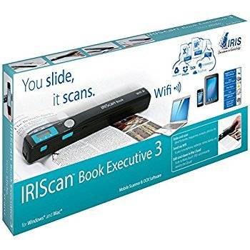IRISCAN Book 3 Executive + Scan Pad Mobile A4 Scanner