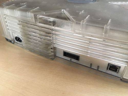 Crystal Xbox Console + 1 Controller & 2 Grand Theft Auto Games. (Collectors) (Retro)