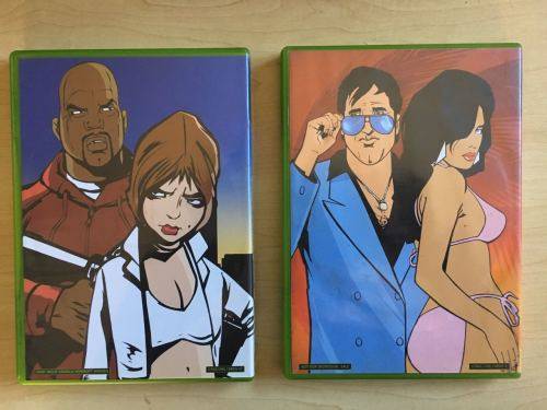 Crystal Xbox Console + 1 Controller & 2 Grand Theft Auto Games. (Collectors) (Retro)