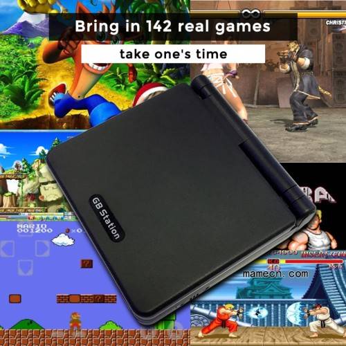 Gameboy GB Station SP Light Handheld Console with over 1000 Games.