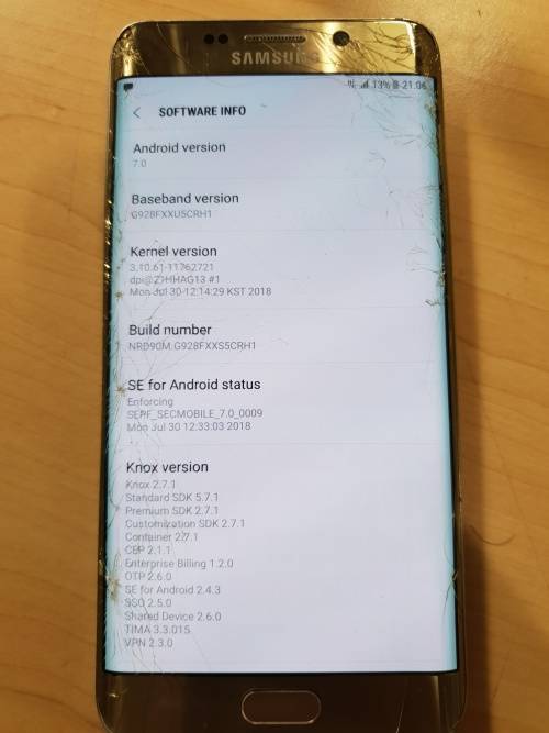 Samsung Galaxy S6,Edge plus  32 GB