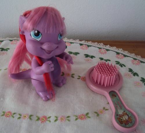 Purple pink haired troll, fully jointed by Mega 2007 - VGC