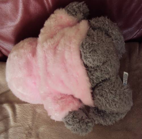 Large Me to You teddy bear in her pink hoody label intact About 41cm Clean, pre-loved