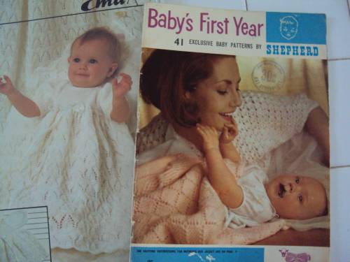 Collection of BABY KNITTING PATTERNS over 35 plus 41 patterns in Shepherd booklet, all in flip file