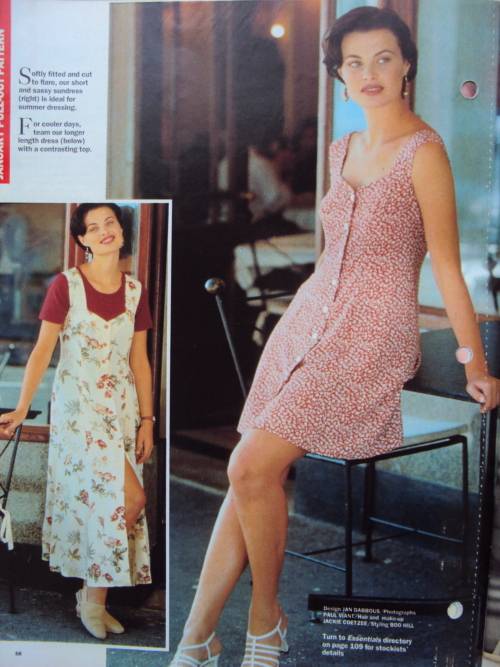 Essentials Pattern E97 Fitted top & Sundress Sizes 10-18