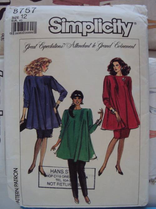 JOB LOT "HH" Elegant Maternity dresses tops, slacks 6 x sewing patterns (cut, not checked)