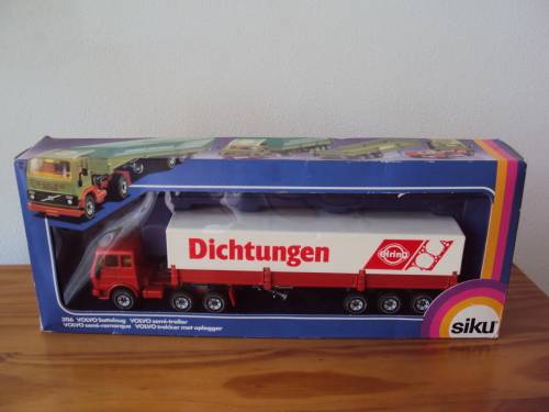 Siku truck DICHTUNGEN made in W. Germany in orig box (unplayed with VGC, small ding on side