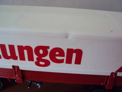 Siku truck DICHTUNGEN made in W. Germany in orig box (unplayed with VGC, small ding on side