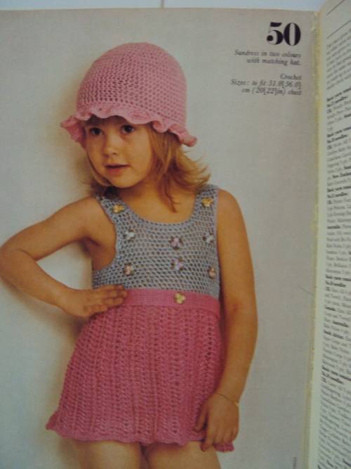BABY CLOTHES 50 patterns to knit & Crochet Golden Hands Vintage