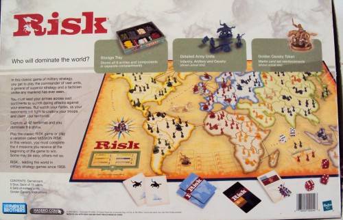 RISK The game of global domination 2-6 players  Ages 10+ Complete with Rules Hasbro Parker Bros Good