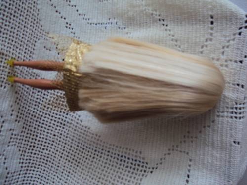 GORGEOUS VINTAGE BARBIE DOLL IN BIKINI WITH EXTRA GOLD TOP & SKIRT LONG SILKY SMOOTH HAIR