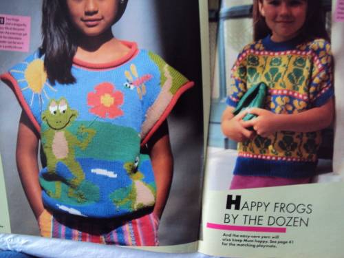 SANDRA TREND KNITTING AIRY LACE PATTERNS & KIDS TOY JULY '93 45 pageS