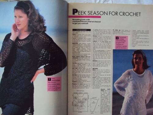 SANDRA TREND KNITTING AIRY LACE PATTERNS & KIDS TOY JULY '93 45 pageS