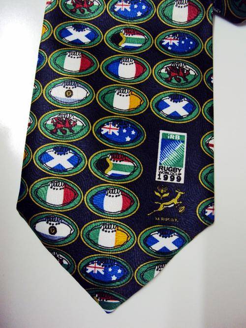 Rugby Collector's tie - Rugby world cup 1999 by VINUCHI (official product)