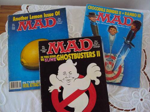 Who you going to call? Ghostbusters .....collection of 1980's MAD mags good cond - vintage