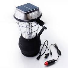 Super Bright Hand Crank Solar LED Lantern (with USB charger)