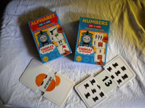 Slide and learn cards