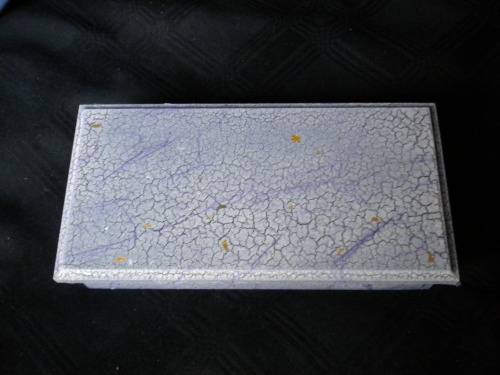 Wooden purple box