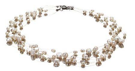 MARYKAY - CLASSIC ILLUSION PEARLY WHITE FRESHWATER CULTURED PEARL NECKLACE