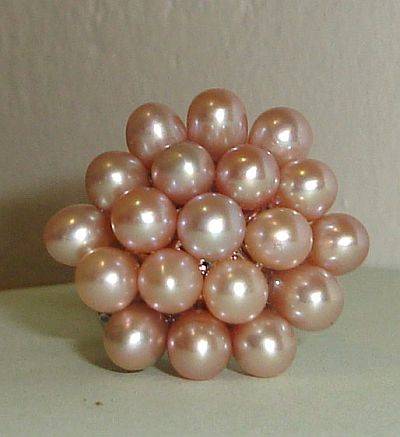 MARYKAY - ABSOLUTELY FABULOUS LAVENDER GENUINE FRESHWATER PEARL RING 9/S