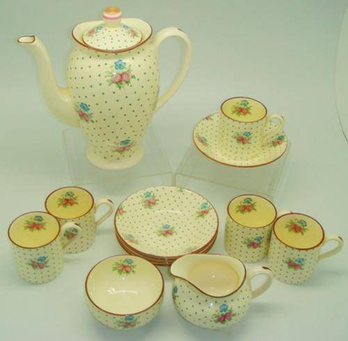 Copeland Spode "Royal Jasmine" Coffee Set