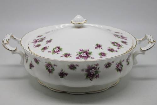 Royal Albert Sweet Violet Pattern Tureen.