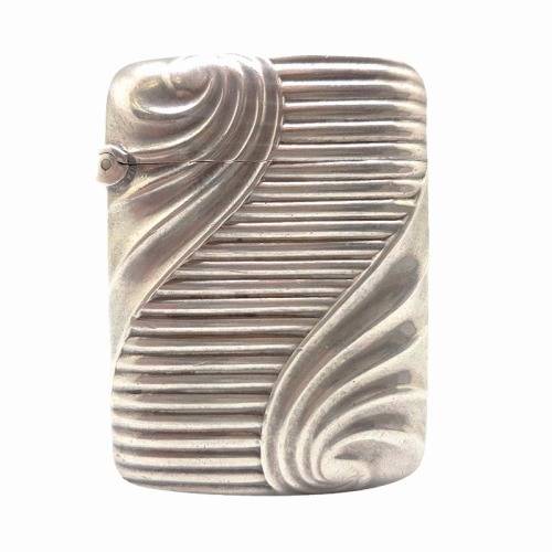 French Silver Ladies Vesta Case