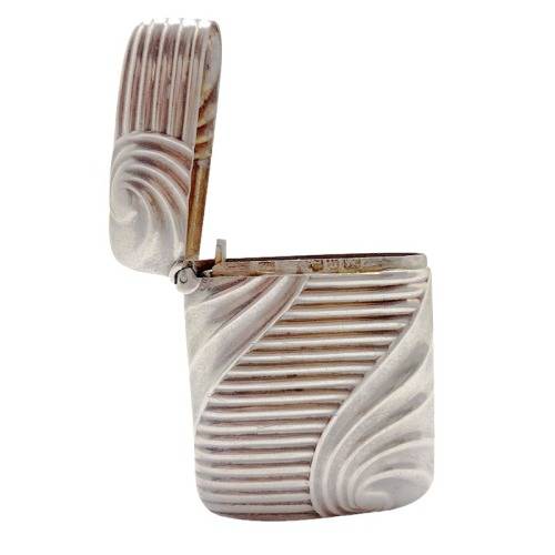 French Silver Ladies Vesta Case