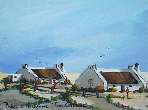 Two cottages (300mm x 400mm)