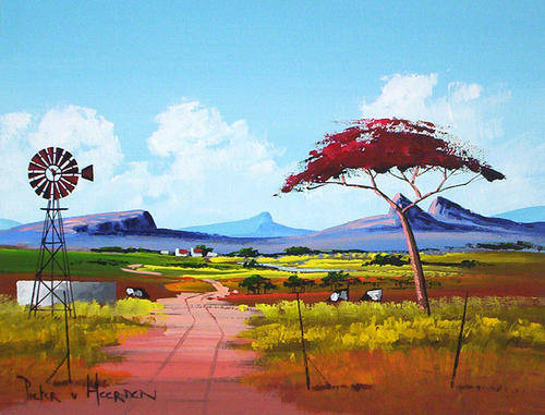 Red tree (300mm x 400mm)