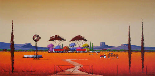 Farm Doorndraai ( Painting - 600mm x 1200mm)