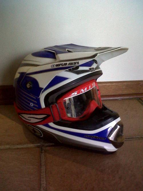 No Fear MX DIV - Motor-Cross Helmet (LARGE)