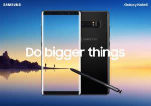 Samsung Note 8 Black, 64GB - Best Value for Price with free screen protector and cover