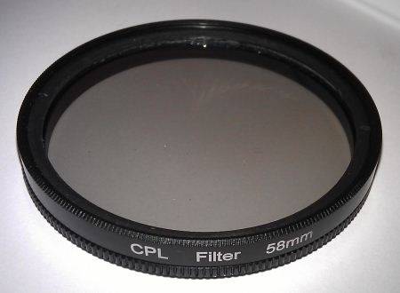 CPL Filter 58mm for Canon - Local SA stock!