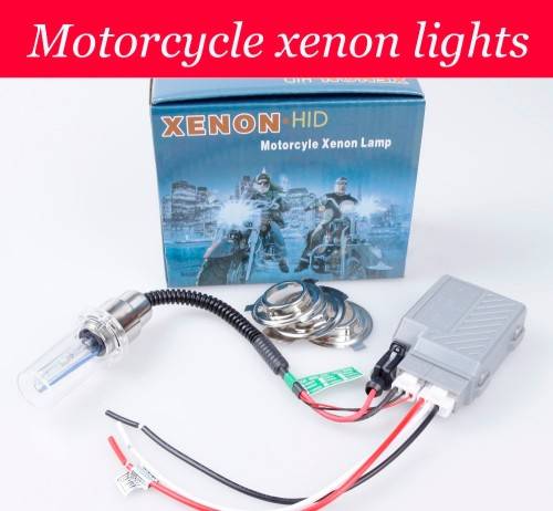 8000k H6 35W Motorcycle HID Headlight Kits Xenon High Low Beam Light Bulb DC12V