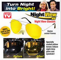 Night View Nv Nightview Yellow Glasses Night Vision Sunglass HD Vision