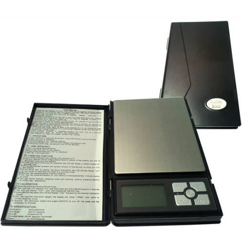 Digital Scales - 500g x 0.01g Notebook Series Digital Scale with 5 Digits LCD Display(Black)