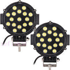 SET OF 51W LED Work Light Spot Beam Lamp Car Vehicles,boats heavy duty
