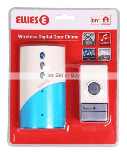 Ellies Wireless Digital Door Chime ***100m Free Air Range***
