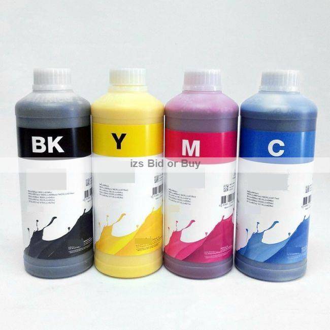 12 x 1 Litre Ink for Printer Cartridges ***CHOOSE THE COLOURS YOU NEED****
