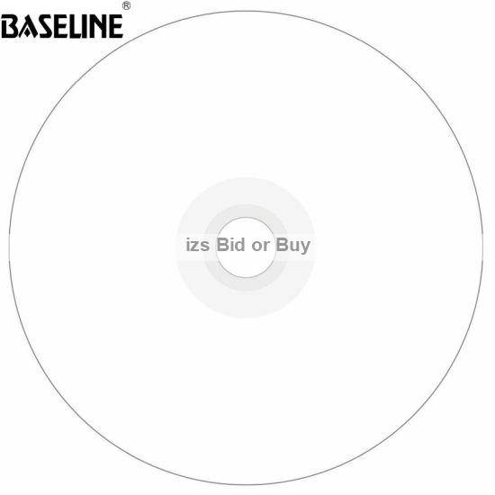 Baseline Blu-Ray Blank 25GB Printable Disc BD-R ***With Jewel Case***
