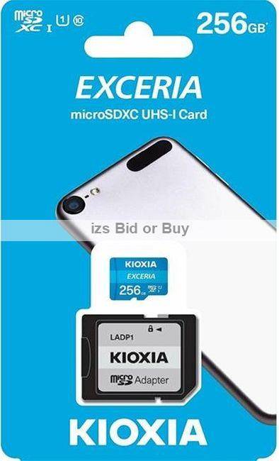 Kioxia Exceria 256GB microSDXC UHS-I Card Class10 100MB/s