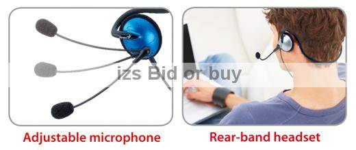 Genius Rear-Band PC Headset ***NO RESERVE*** WOW