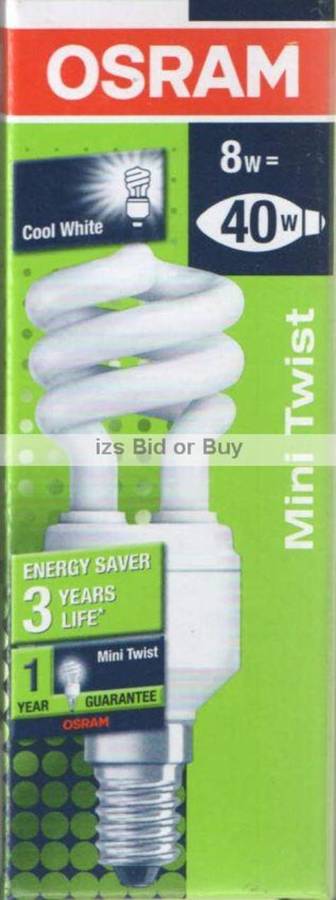 Osram Duluxstar 8W Mini Twist E14 Energy Saver Bulb