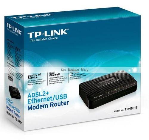 TP-Link ADSL2+ Ethernet/USB Modem Router ***WOW***