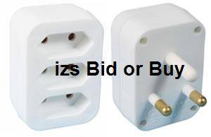 3 x 2Pin Euromate Plug